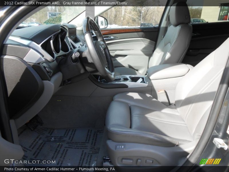 Gray Flannel Metallic / Titanium/Ebony 2012 Cadillac SRX Premium AWD