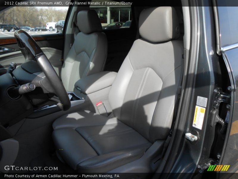 Gray Flannel Metallic / Titanium/Ebony 2012 Cadillac SRX Premium AWD