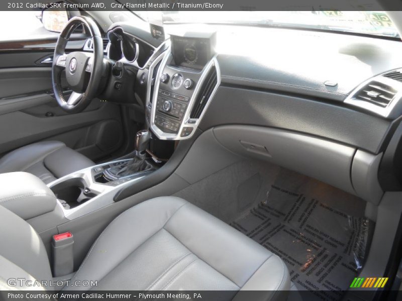 Gray Flannel Metallic / Titanium/Ebony 2012 Cadillac SRX Premium AWD
