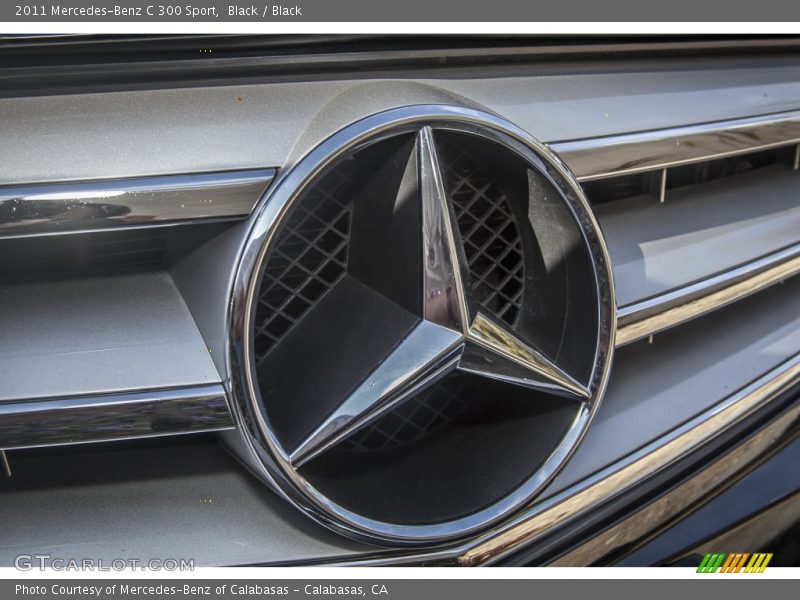 Black / Black 2011 Mercedes-Benz C 300 Sport