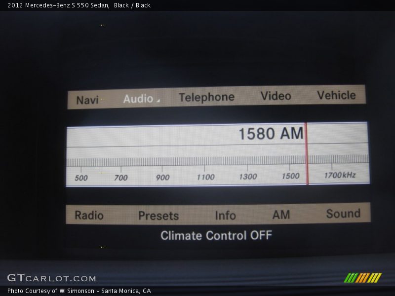 Black / Black 2012 Mercedes-Benz S 550 Sedan