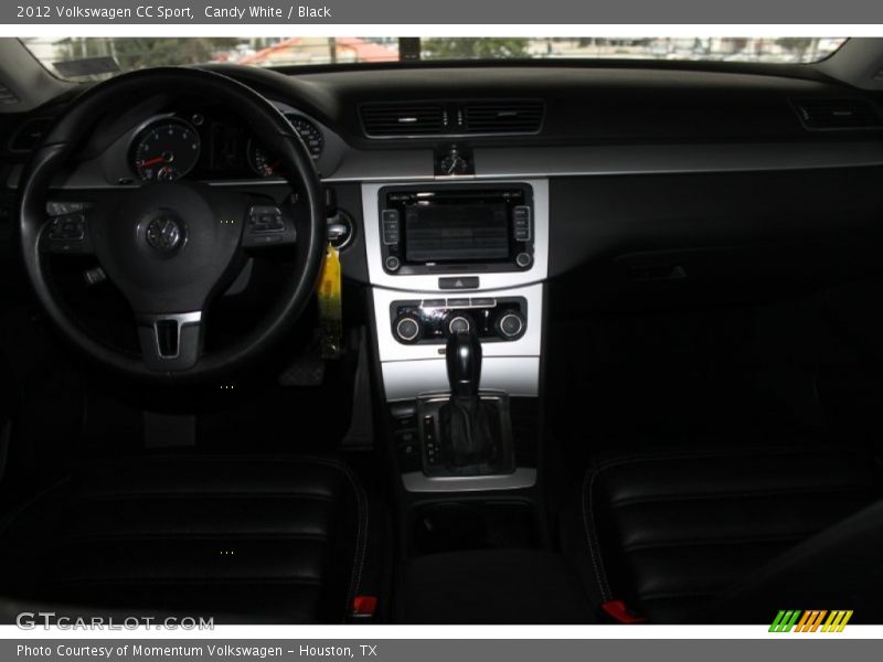 Candy White / Black 2012 Volkswagen CC Sport