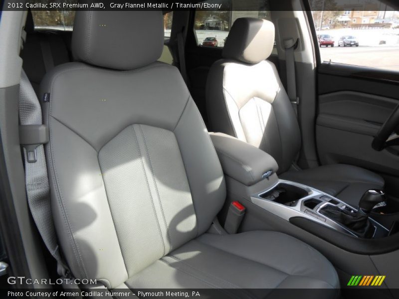 Gray Flannel Metallic / Titanium/Ebony 2012 Cadillac SRX Premium AWD