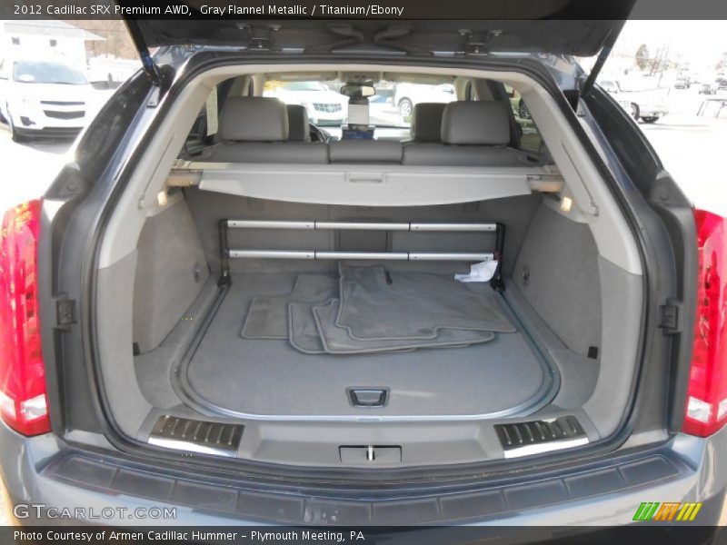 Gray Flannel Metallic / Titanium/Ebony 2012 Cadillac SRX Premium AWD