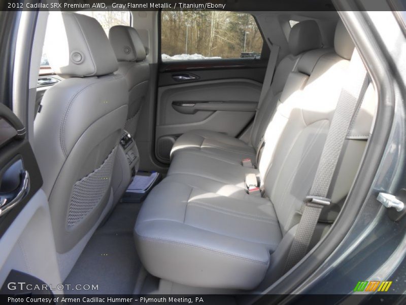 Gray Flannel Metallic / Titanium/Ebony 2012 Cadillac SRX Premium AWD