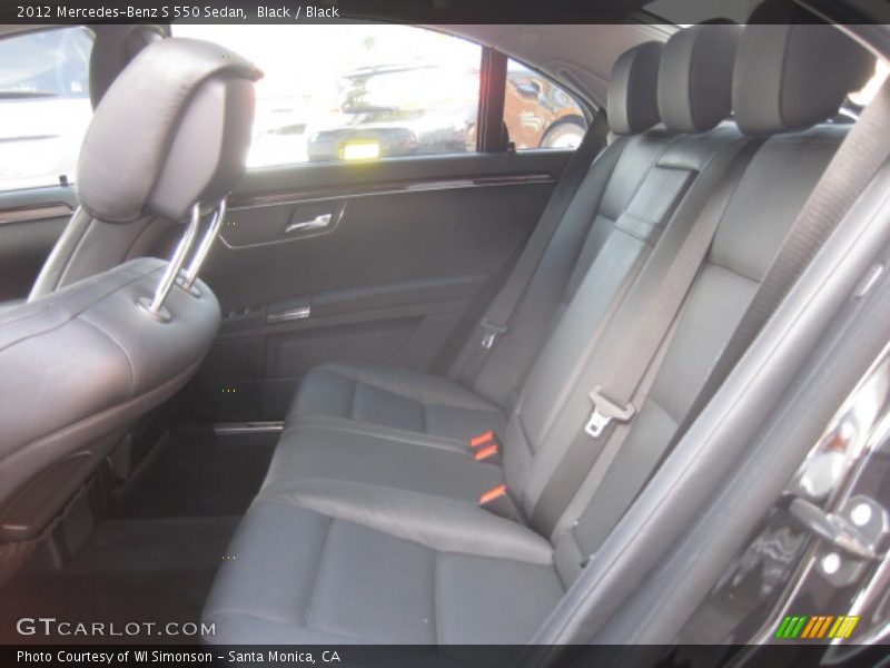 Black / Black 2012 Mercedes-Benz S 550 Sedan
