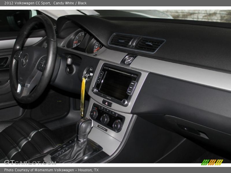 Candy White / Black 2012 Volkswagen CC Sport