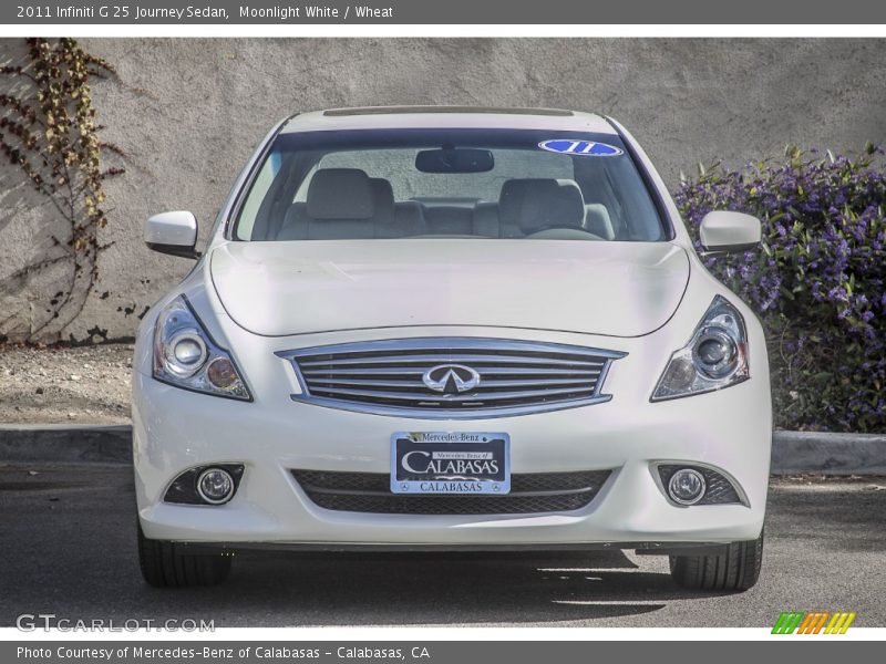 Moonlight White / Wheat 2011 Infiniti G 25 Journey Sedan