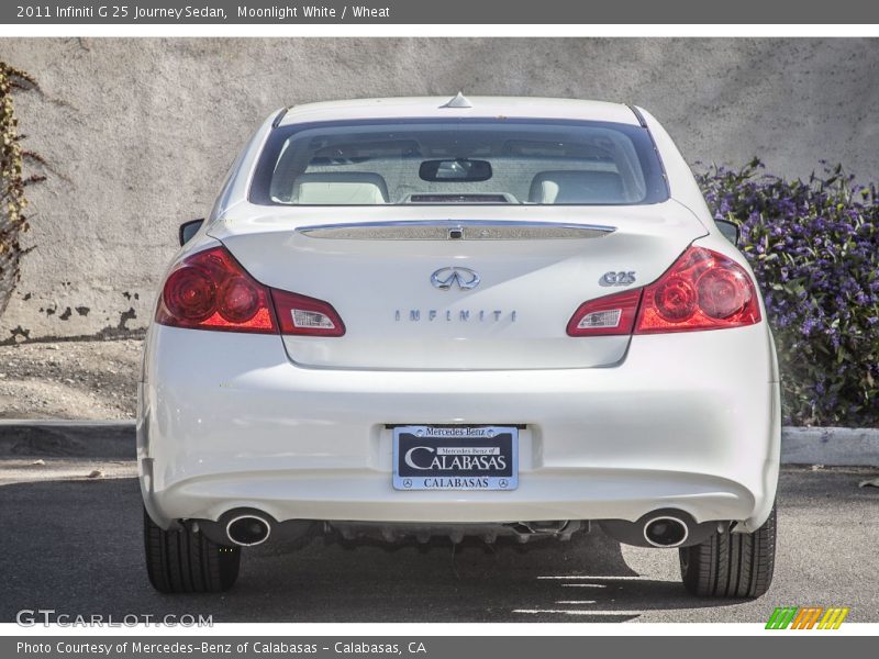 Moonlight White / Wheat 2011 Infiniti G 25 Journey Sedan