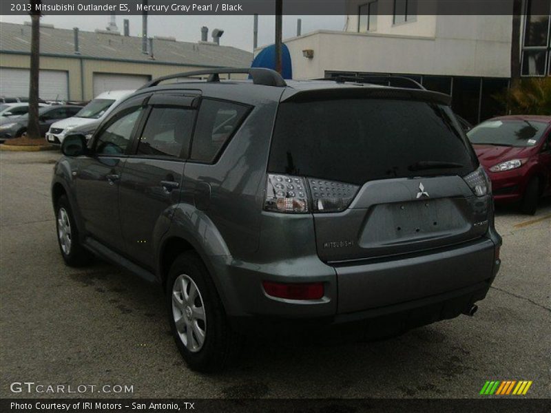 Mercury Gray Pearl / Black 2013 Mitsubishi Outlander ES