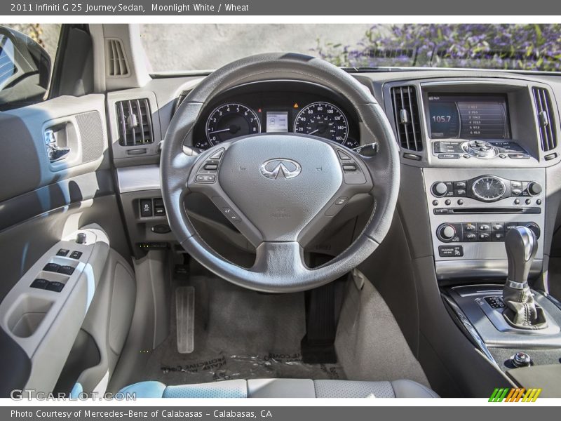 Moonlight White / Wheat 2011 Infiniti G 25 Journey Sedan