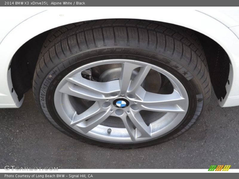 Alpine White / Black 2014 BMW X3 xDrive35i