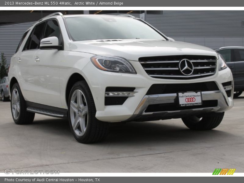 Arctic White / Almond Beige 2013 Mercedes-Benz ML 550 4Matic