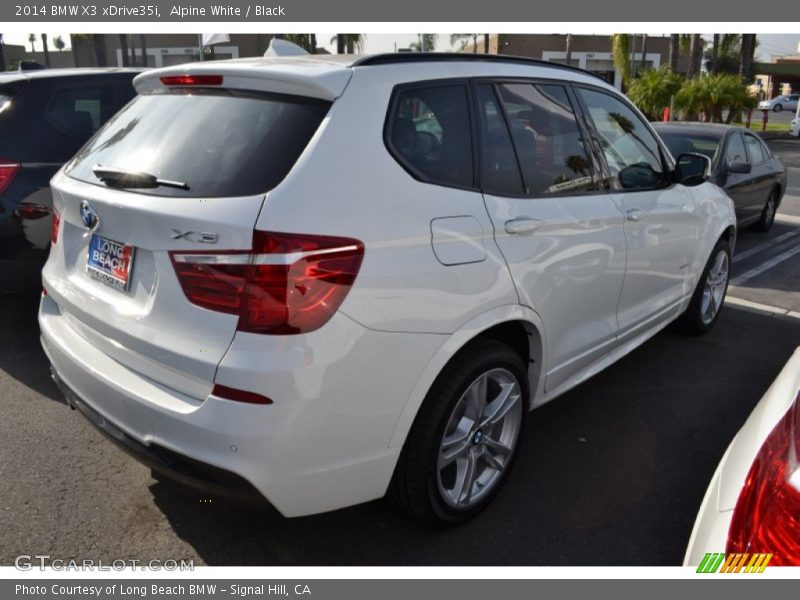 Alpine White / Black 2014 BMW X3 xDrive35i