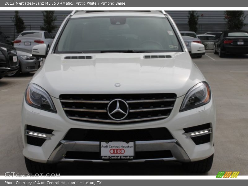 Arctic White / Almond Beige 2013 Mercedes-Benz ML 550 4Matic