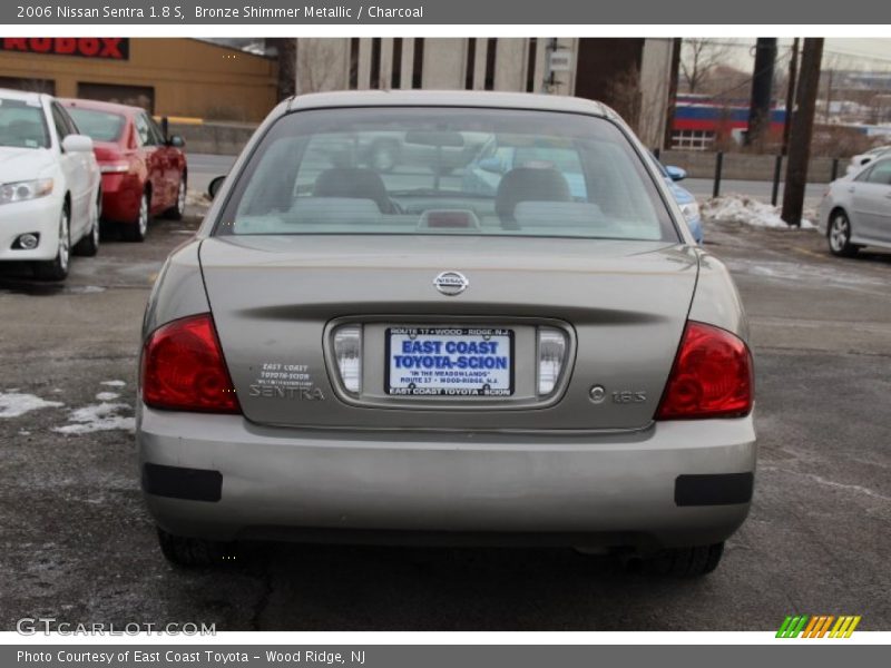 Bronze Shimmer Metallic / Charcoal 2006 Nissan Sentra 1.8 S