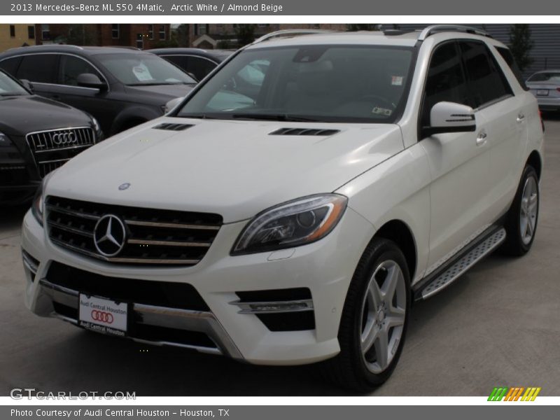 Arctic White / Almond Beige 2013 Mercedes-Benz ML 550 4Matic