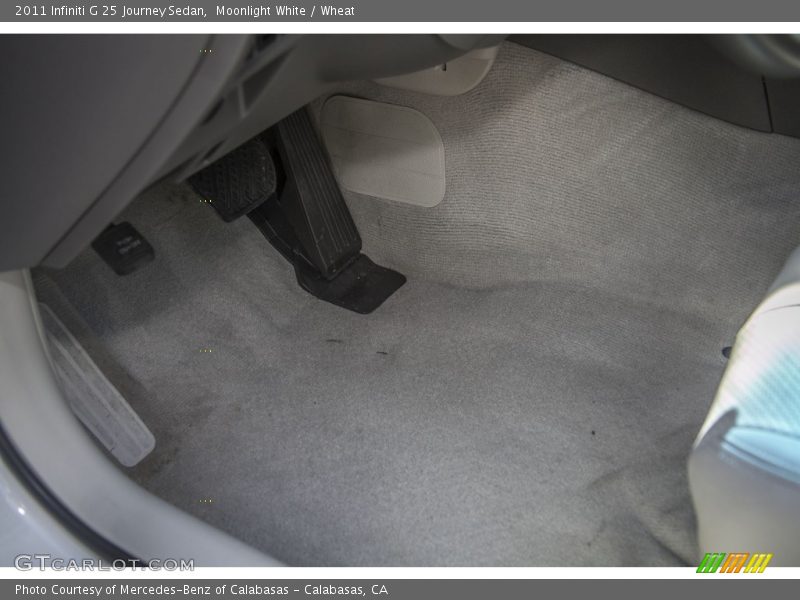 Moonlight White / Wheat 2011 Infiniti G 25 Journey Sedan
