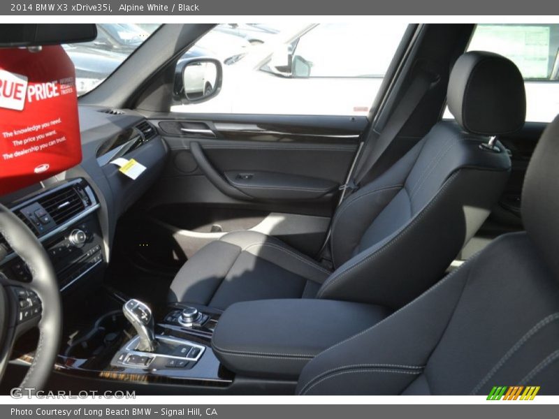 Alpine White / Black 2014 BMW X3 xDrive35i