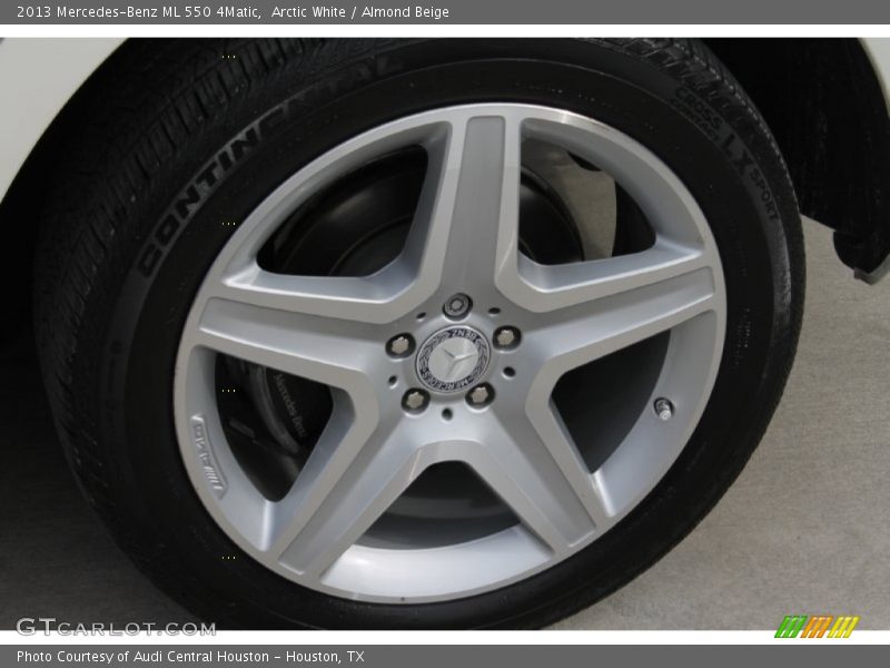 Arctic White / Almond Beige 2013 Mercedes-Benz ML 550 4Matic