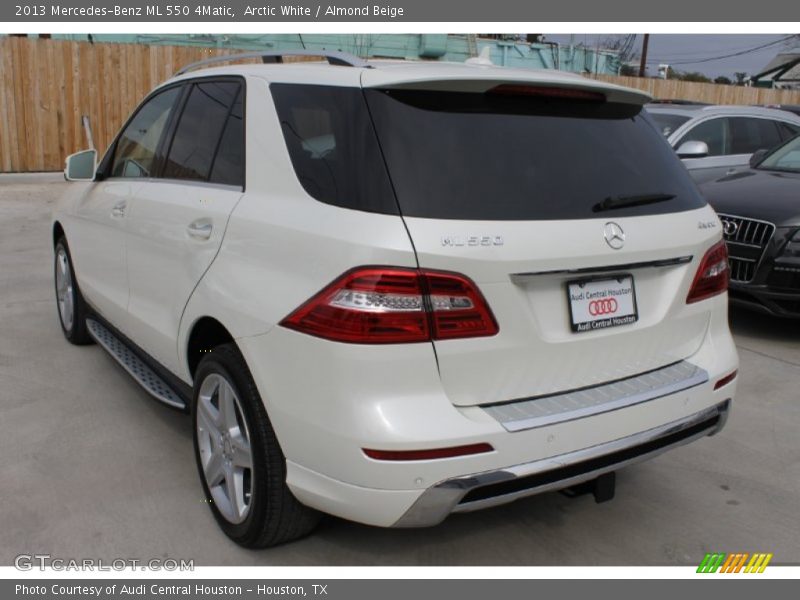 Arctic White / Almond Beige 2013 Mercedes-Benz ML 550 4Matic
