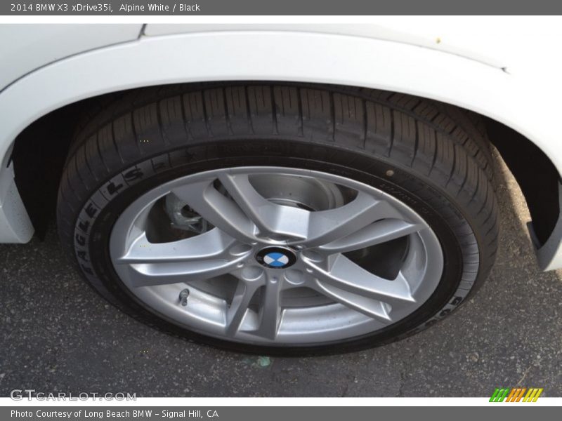 Alpine White / Black 2014 BMW X3 xDrive35i