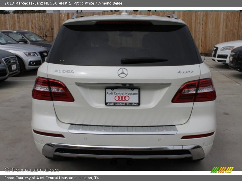 Arctic White / Almond Beige 2013 Mercedes-Benz ML 550 4Matic