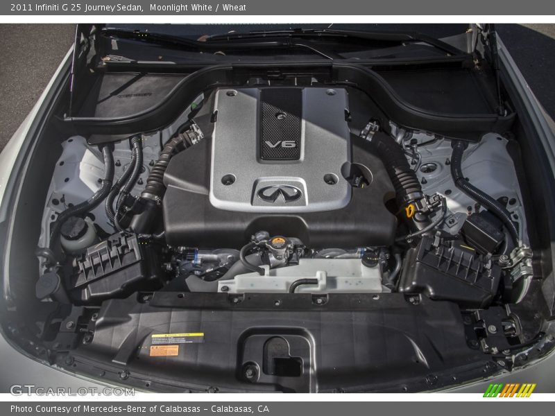 Moonlight White / Wheat 2011 Infiniti G 25 Journey Sedan