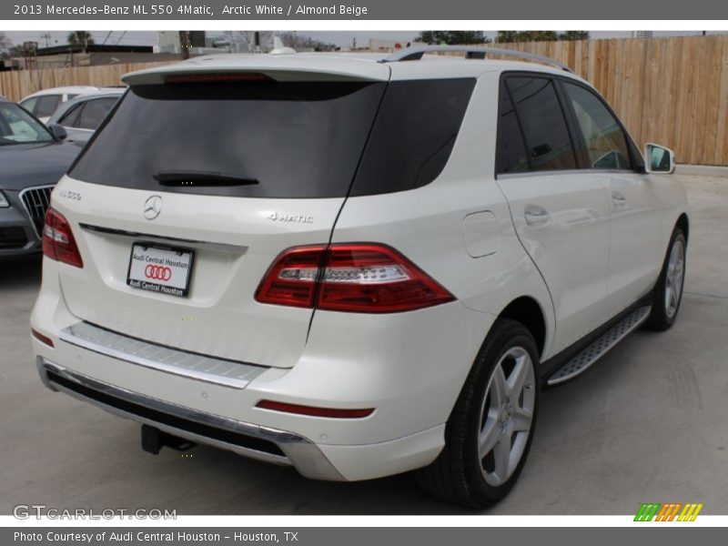 Arctic White / Almond Beige 2013 Mercedes-Benz ML 550 4Matic
