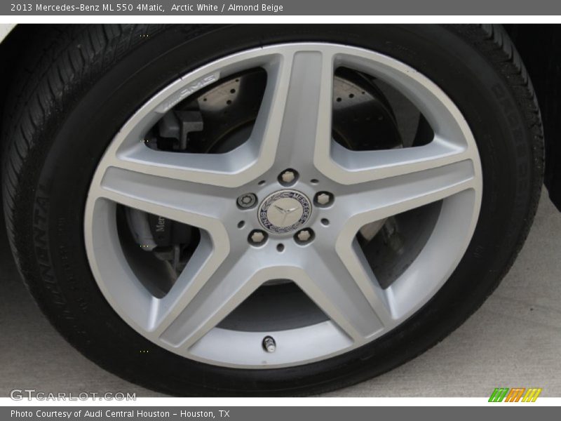 Arctic White / Almond Beige 2013 Mercedes-Benz ML 550 4Matic