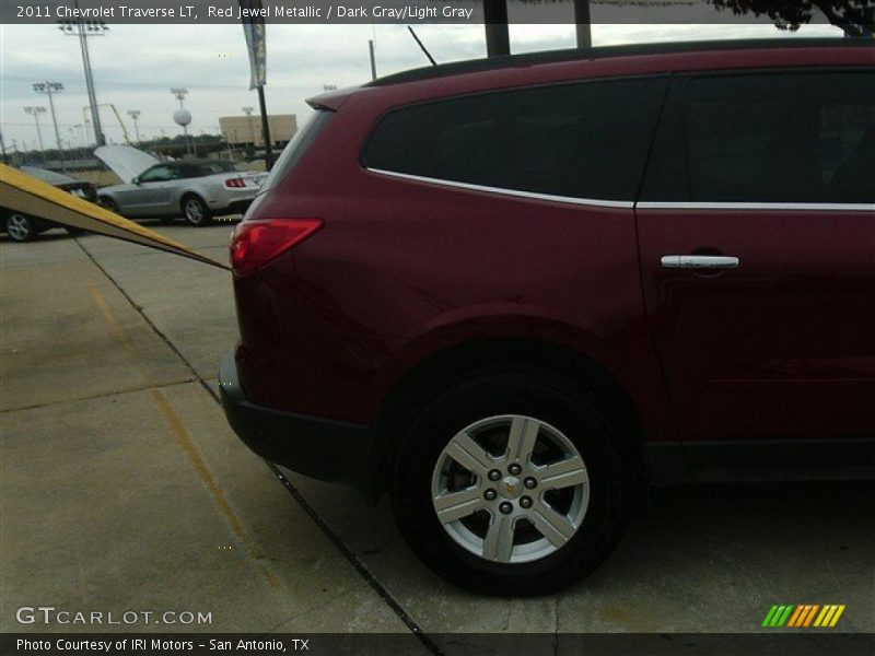 Red Jewel Metallic / Dark Gray/Light Gray 2011 Chevrolet Traverse LT