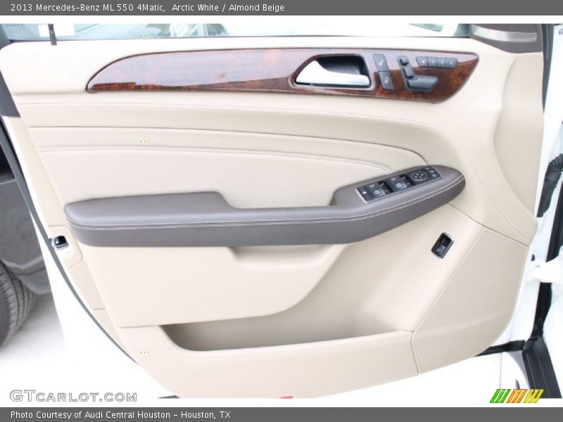 Arctic White / Almond Beige 2013 Mercedes-Benz ML 550 4Matic