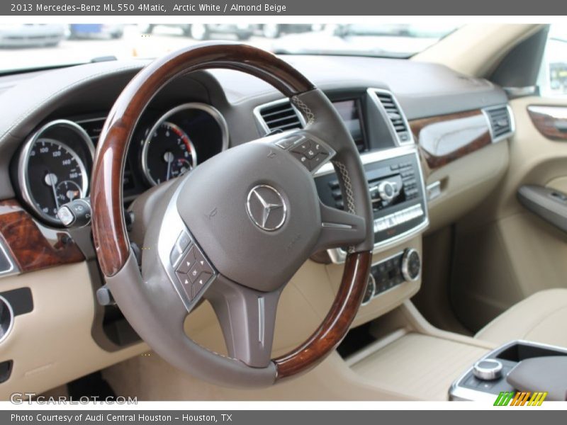 Arctic White / Almond Beige 2013 Mercedes-Benz ML 550 4Matic