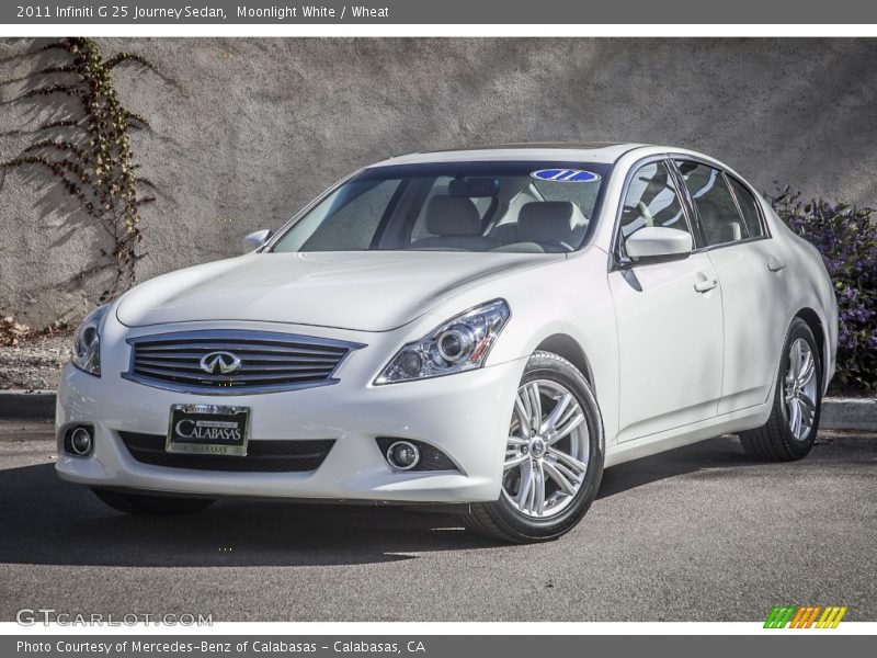 Moonlight White / Wheat 2011 Infiniti G 25 Journey Sedan