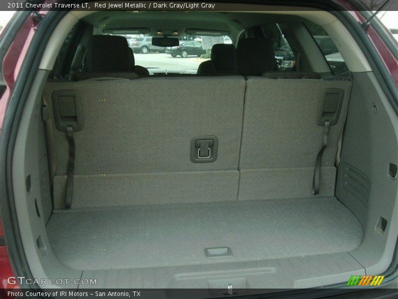 Red Jewel Metallic / Dark Gray/Light Gray 2011 Chevrolet Traverse LT