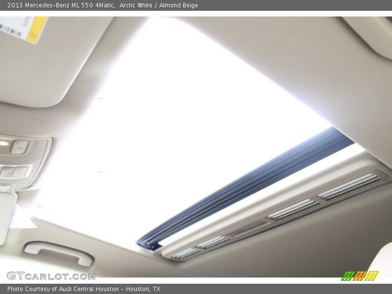 Arctic White / Almond Beige 2013 Mercedes-Benz ML 550 4Matic