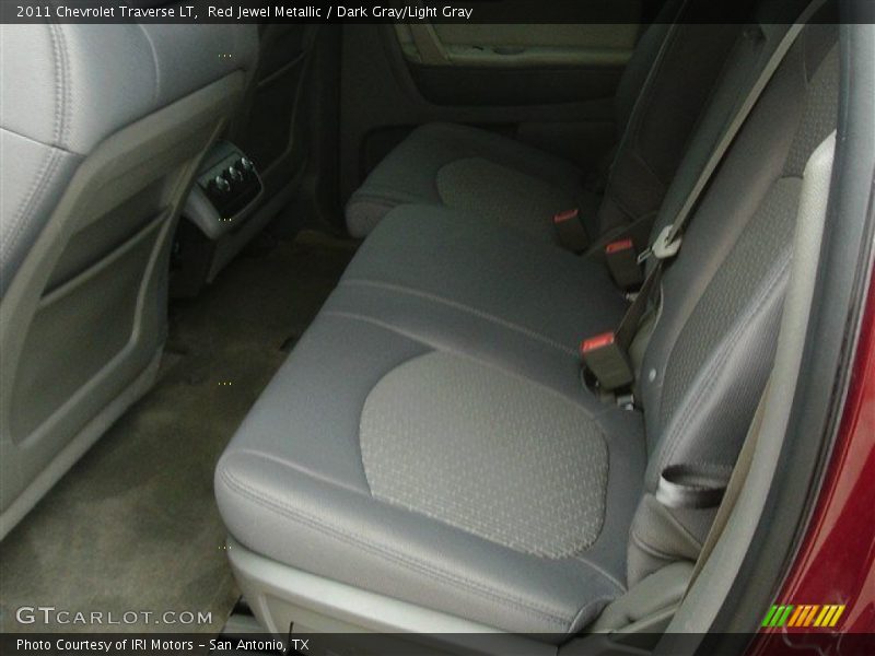 Red Jewel Metallic / Dark Gray/Light Gray 2011 Chevrolet Traverse LT