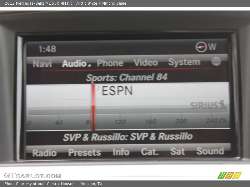Arctic White / Almond Beige 2013 Mercedes-Benz ML 550 4Matic