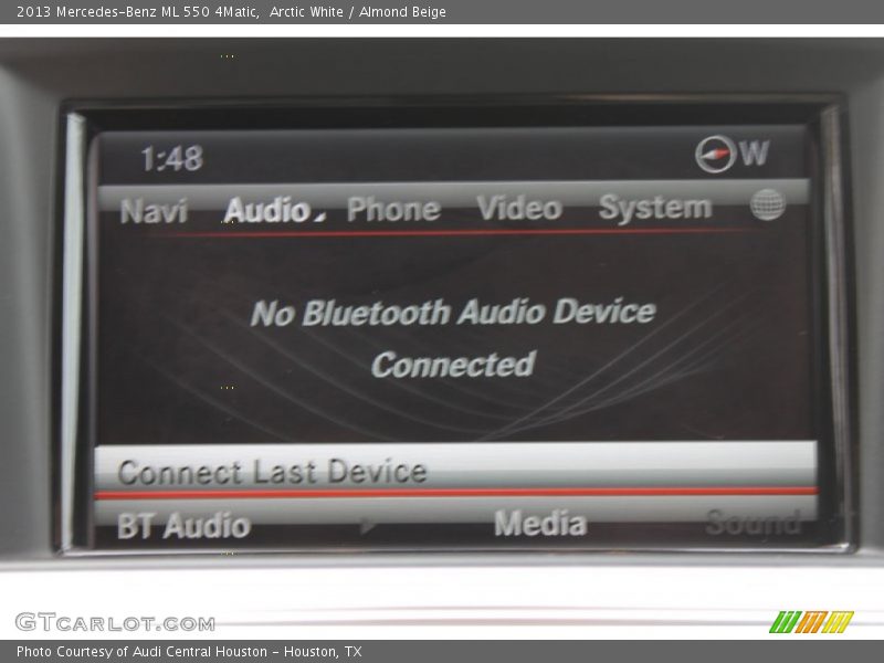 Arctic White / Almond Beige 2013 Mercedes-Benz ML 550 4Matic