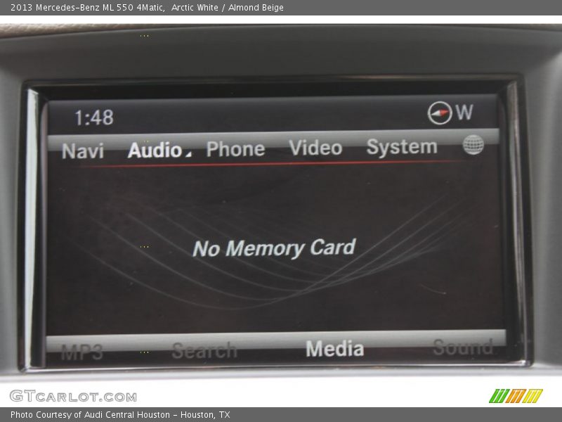 Arctic White / Almond Beige 2013 Mercedes-Benz ML 550 4Matic