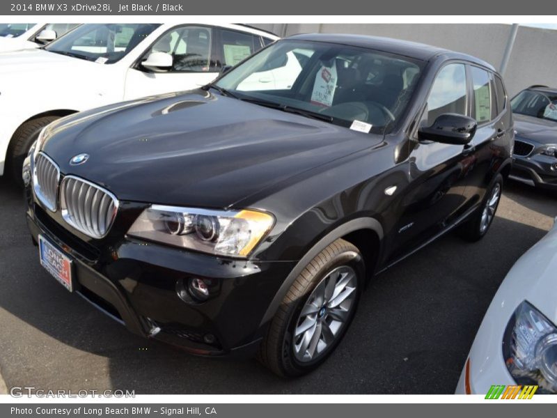 Jet Black / Black 2014 BMW X3 xDrive28i