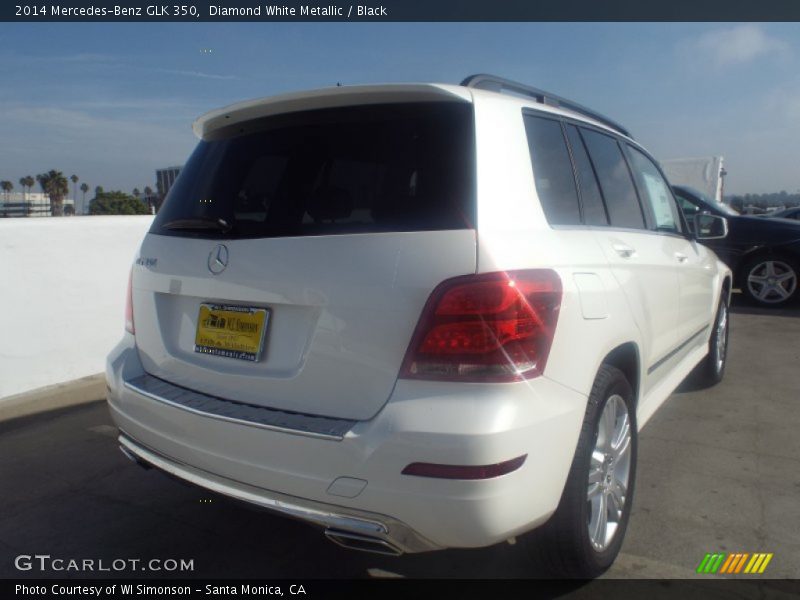 Diamond White Metallic / Black 2014 Mercedes-Benz GLK 350