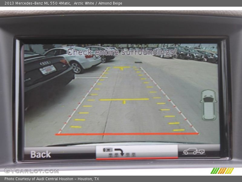 Arctic White / Almond Beige 2013 Mercedes-Benz ML 550 4Matic