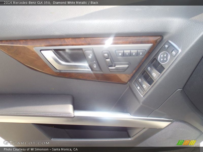 Diamond White Metallic / Black 2014 Mercedes-Benz GLK 350