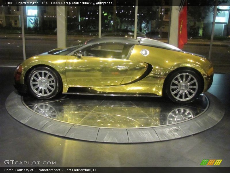  2008 Veyron 16.4 Deep Red Metallic/Black