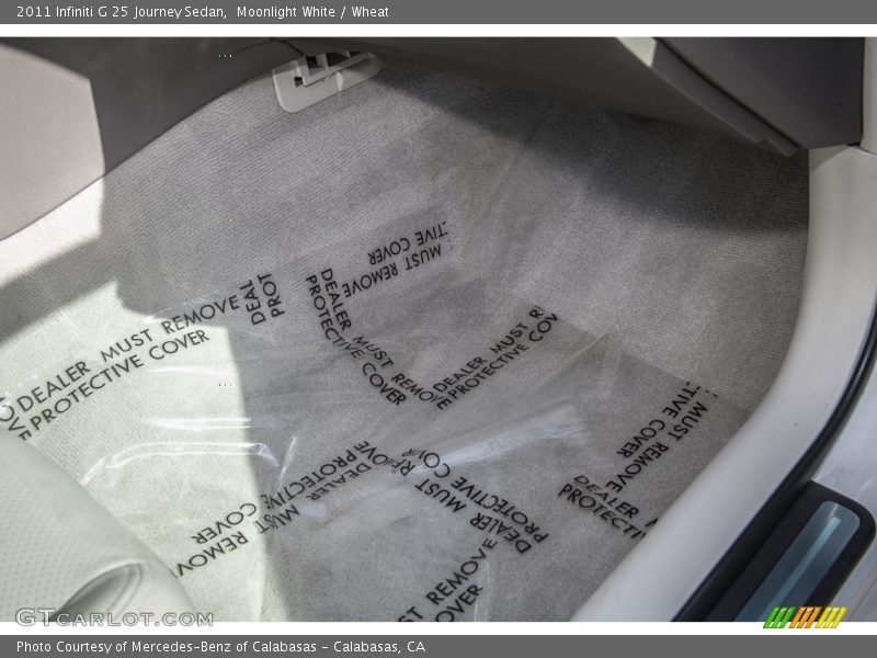 Moonlight White / Wheat 2011 Infiniti G 25 Journey Sedan