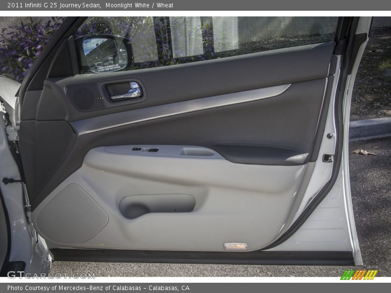 Moonlight White / Wheat 2011 Infiniti G 25 Journey Sedan