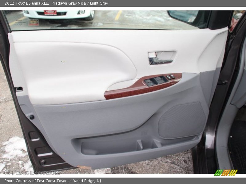 Predawn Gray Mica / Light Gray 2012 Toyota Sienna XLE