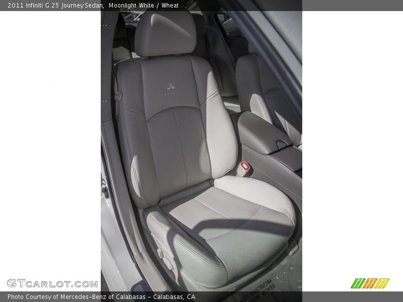 Moonlight White / Wheat 2011 Infiniti G 25 Journey Sedan