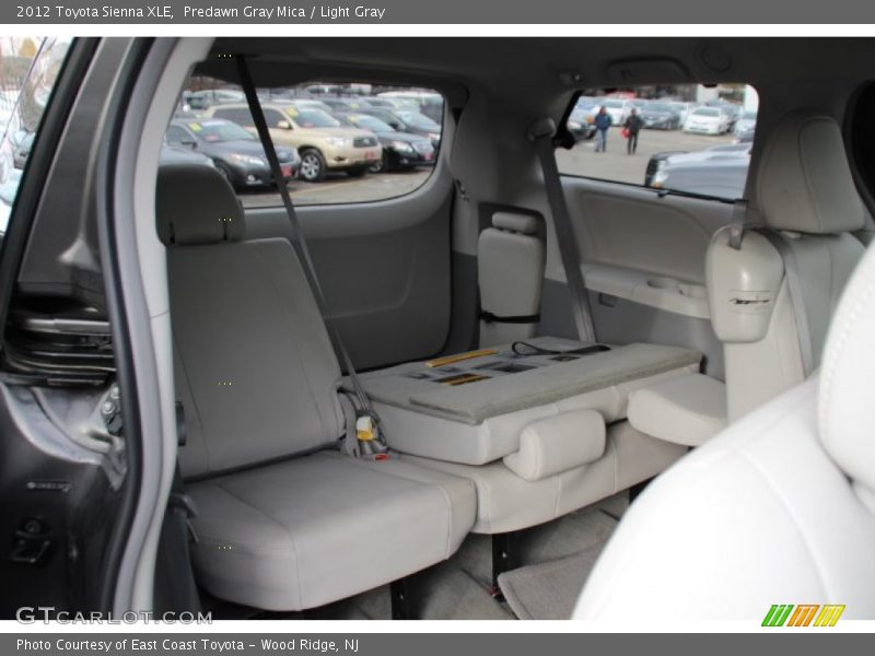 Predawn Gray Mica / Light Gray 2012 Toyota Sienna XLE